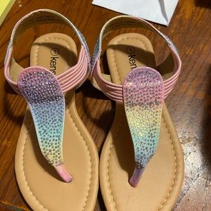 Colorful brand new sandals